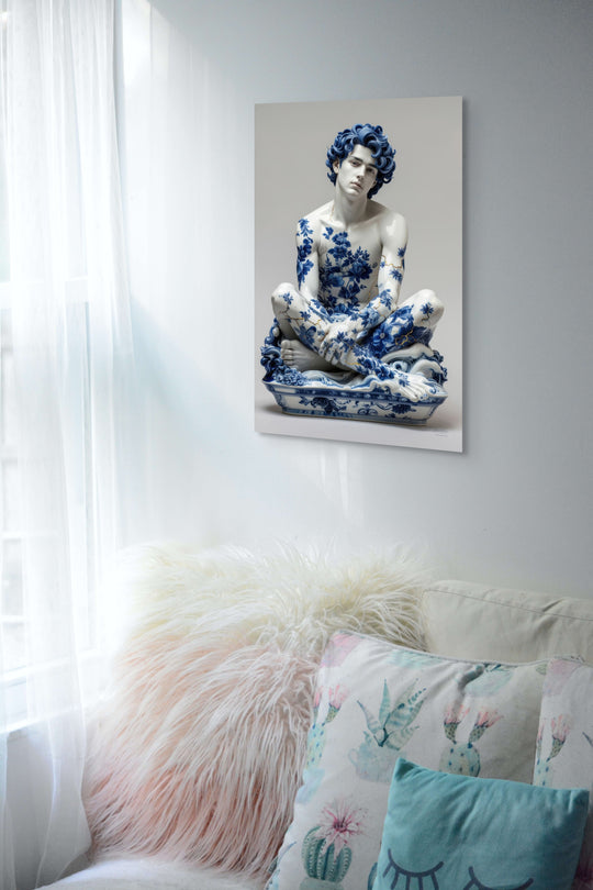 Skullbloom Zeus fotografie als eyecatcher in hotel of restaurantinterieur