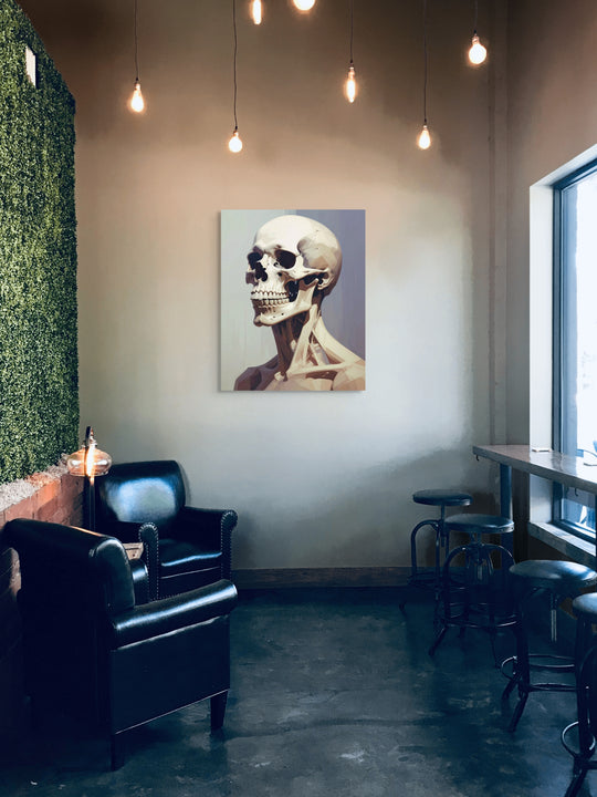 Veil kunstwerk als eyecatcher in trendy bar in kosmopolitisch Berlijn