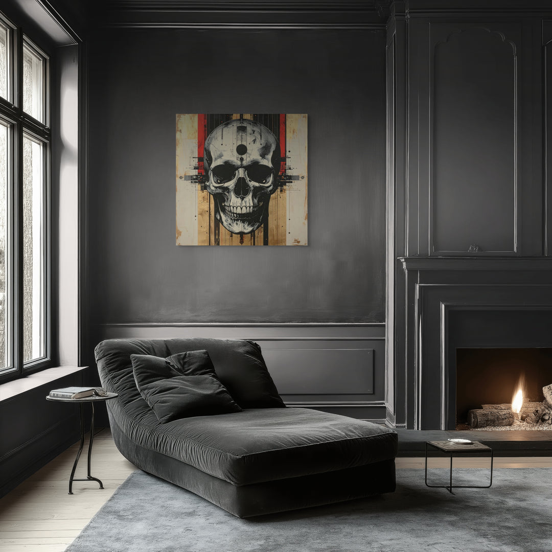 After the Bloom II verzamelobject  door Hendrik Skullman in stijlvol interieur met spiegelend oppervlak.