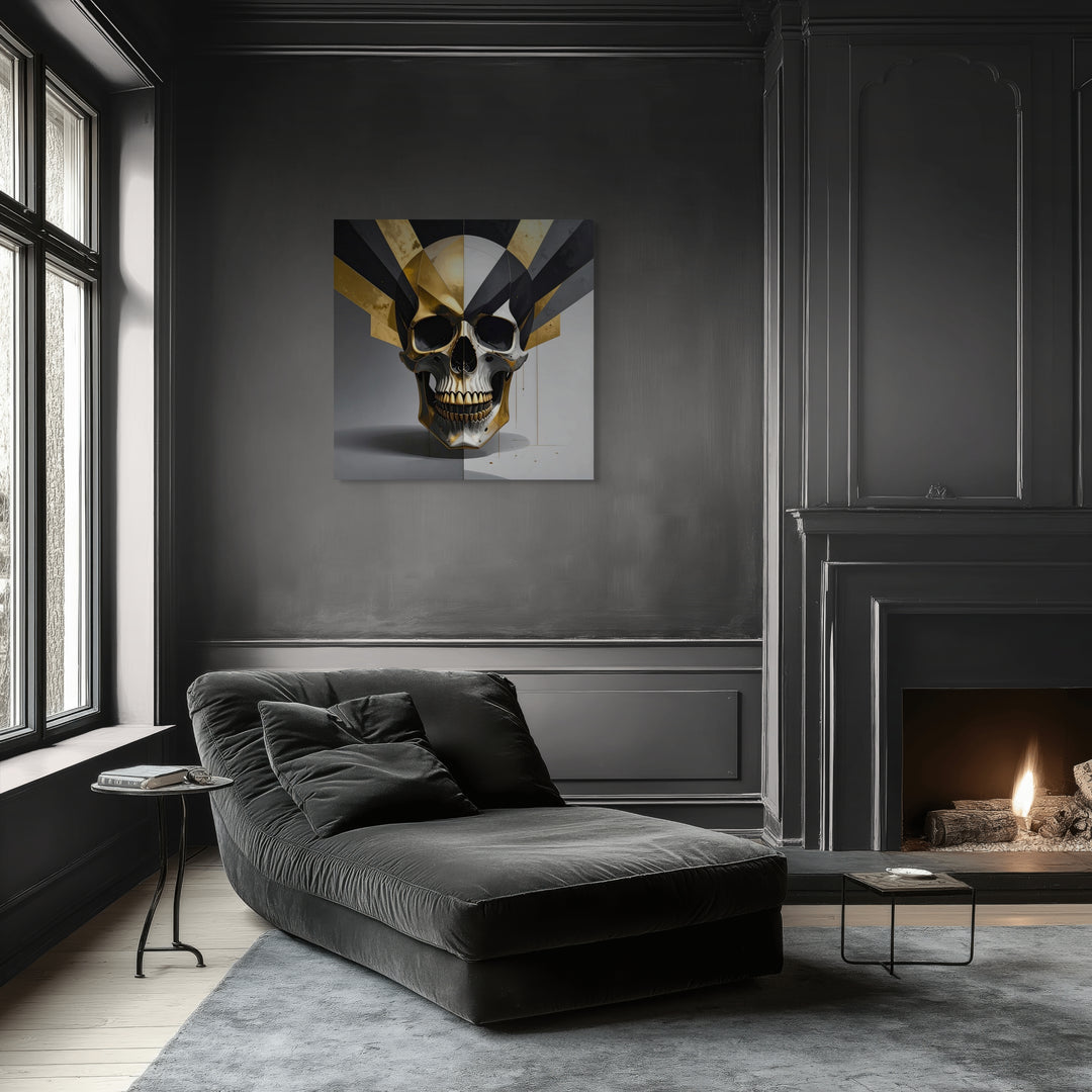 ICON IV statement piece op Silver Plated Mirror in luxe interieur